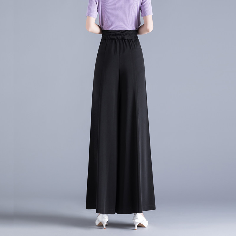 2023春季新款高腰垂感喇叭阔腿裤 伊蚨休闲裤