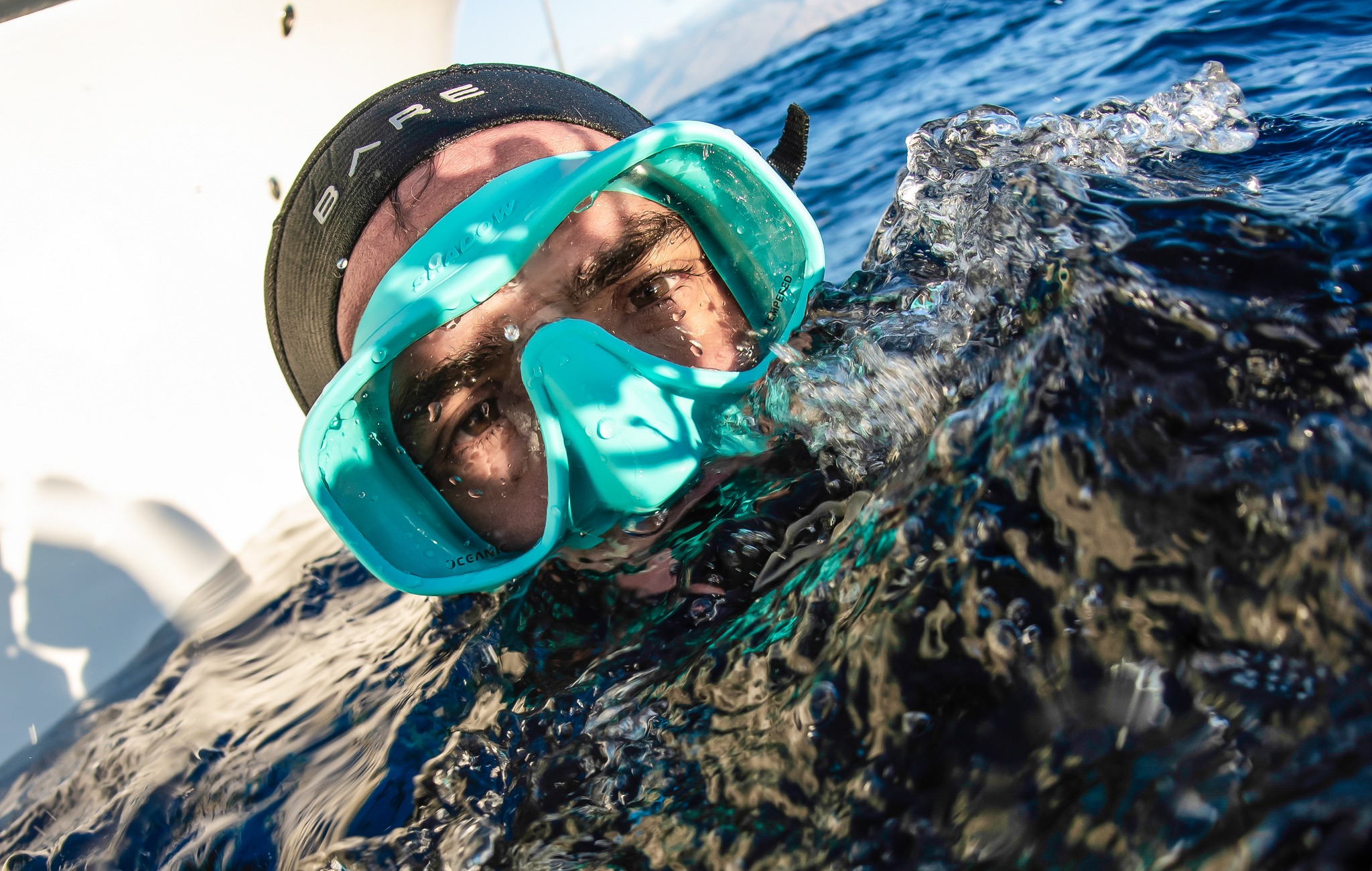 Oceanic Shadow水肺潜水面镜无外框宽阔视野Mini适用自由潜超小 - 图0