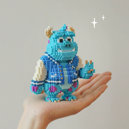 Оригинальный трехмерный мультяшный набор материалов, фигурка, DIY, монстрик, большие глаза