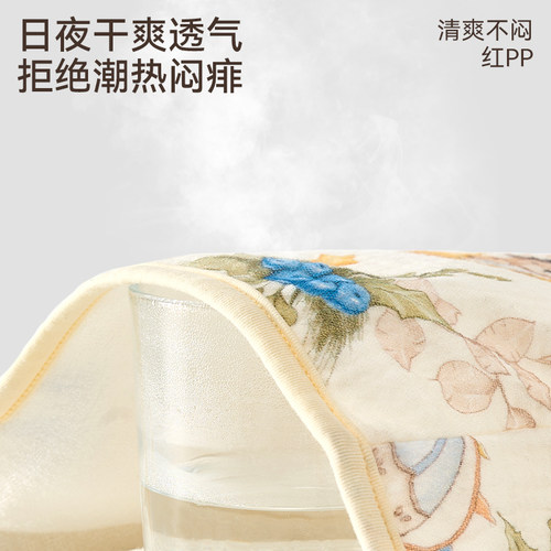 宝宝隔尿裙婴儿戒尿不湿训练裤0-3岁婴幼儿一体式防漏防水布尿裤 - 图1