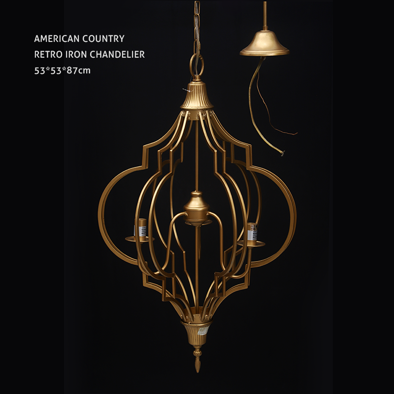 美式吊灯铜金色复古铁艺灯具镂空卧室餐厅灯走廊过道玄关入户吊灯,淘宝优惠券,粉丝福利购,淘宝优惠卷