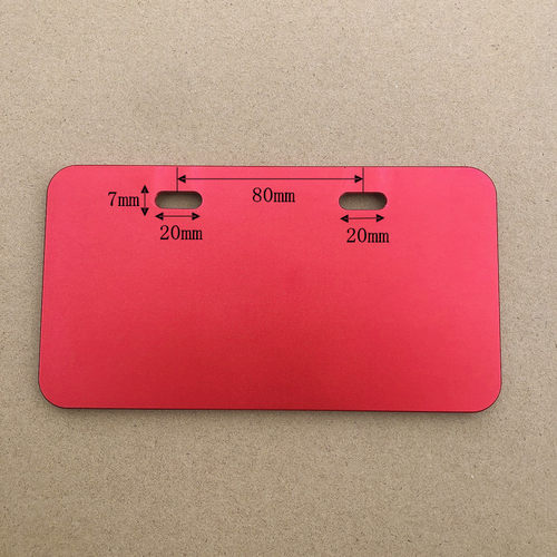 适用雅迪爱玛绿源小牛UQI U+ N1 009 A7电动车改装车牌框后牌照框 - 图1