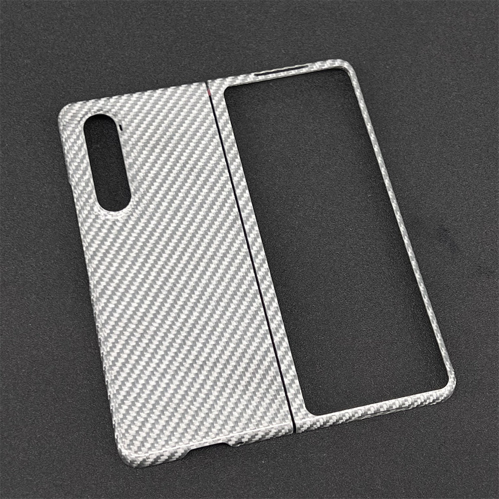 适用三星zfold4凯夫拉手机壳防滑fold3折叠w21/w22防摔碳纤维轻薄