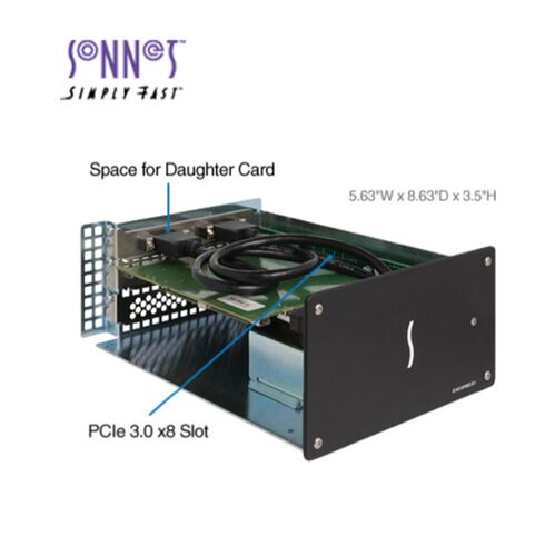 【官方授权】Sonnet Echo Express SE-IIIe雷电3转PCIe桌面扩展箱 - 图0