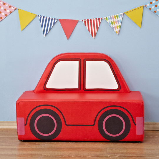 Boutique children's sofa taxi train fire truck seat early childhood education center soft cartoon back sofa