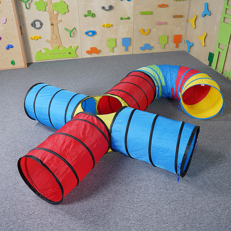 阳光隧道爬行钻洞爬筒儿童感统训练器材彩虹婴儿爬爬宝宝室内玩具 - 图3