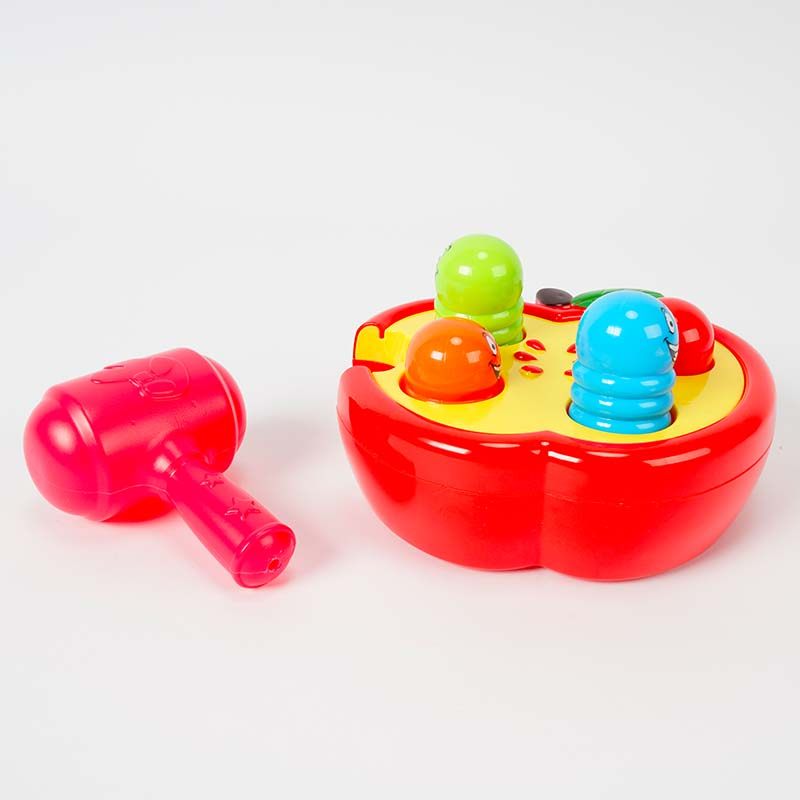 敲击果虫儿童塑料锤玩具小锤子捶捶乐早教宝宝打地鼠婴儿感统教具,淘宝优惠券,粉丝福利购,淘宝优惠卷