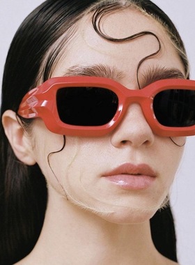 小红书3D方形情侣防晒太阳镜