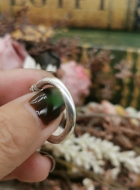Vintage中古欧洲回流925银素银耳钉（单只）