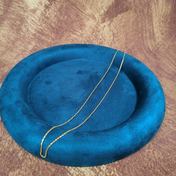 Vintage中古欧洲回流925银鎏金盒子链扭扭链意大利50cm,淘宝优惠券,粉丝福利购,淘宝优惠卷