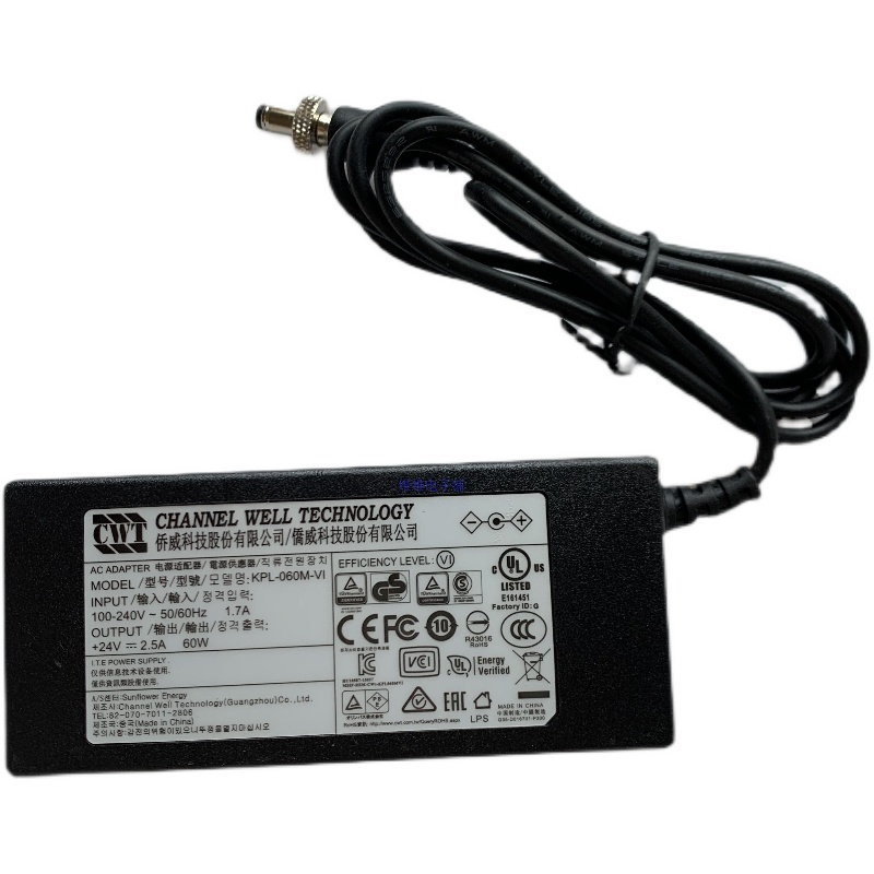 原装CWT侨威KPL-060M-VI 电源适配器 ADS-65LSI-19-1 24V 2.5A - 图3