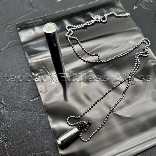 Endless Abyss 权志龙GD同款PMO雏菊字母烟管项链男女吊坠毛衣链 - 图0