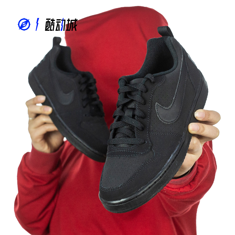 NIKE COURT BOROUGH 2 男女低帮运动休闲板鞋 BQ5448-100 839985 - 图0