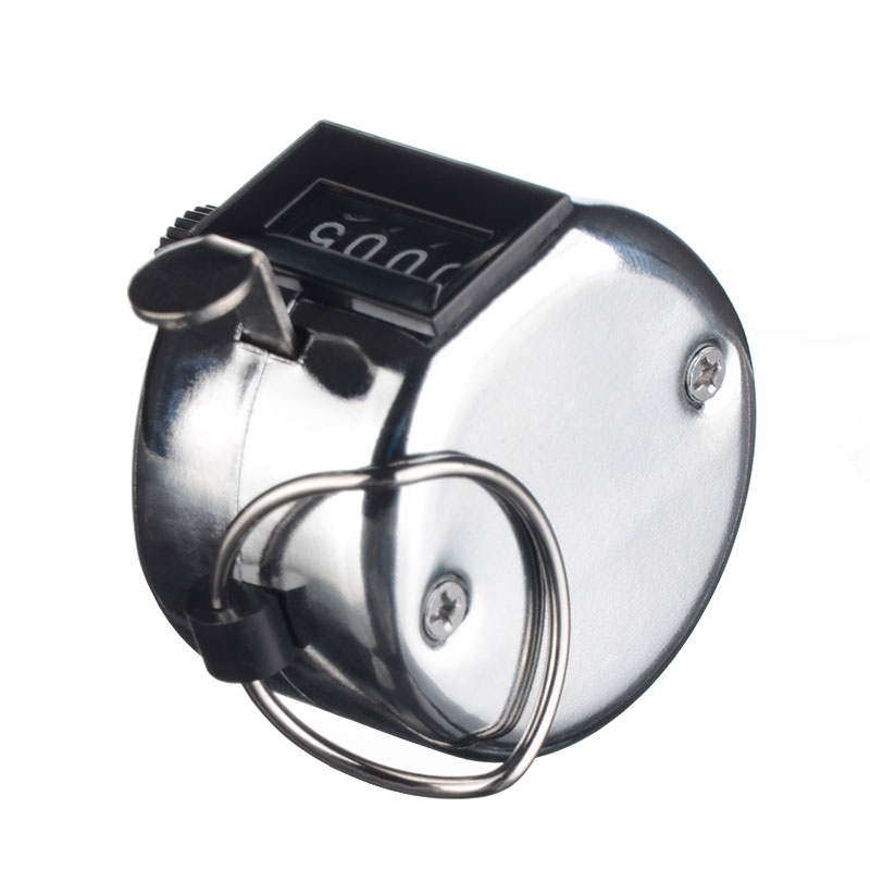 手动计数器细菌落细胞血球板金属塑料机械记数手按神器人流量统计 - 图2