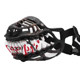 Russian imported scary and funny anti-barking and anti-biting masks for Halloween with the same Doberman muzzle for medium and large dogs