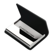 German EHRENMANN Genuine Leather Name Sheet Clip Male Style Lady High-end Business Name Sheet Box Large Capacity Cow Leather Card Bag