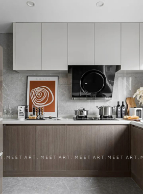 样板房样板间厨房装饰品道具不锈钢锅具厨具摆件橱柜软装