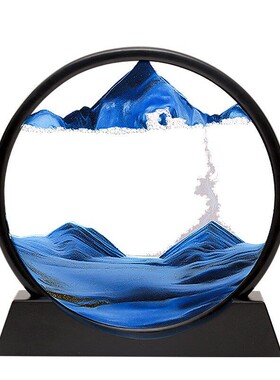 流沙画摆件创意艺术沙漏客厅电视柜酒柜玄关装饰送女生七夕礼物