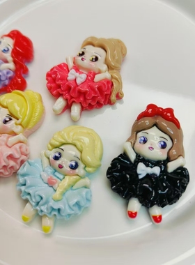 【连连看】玛丽莲公主可爱树脂创意DIY手工材料个性手机壳配件