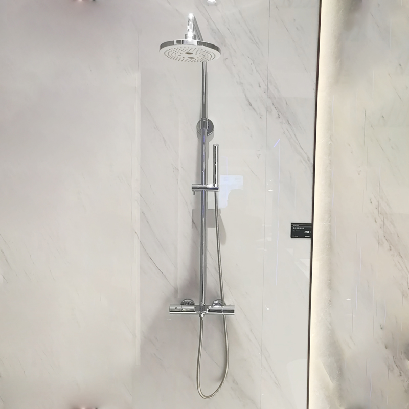 TOTO恒温淋浴花洒TBW01401C/TBW01402C一体圆形顶喷花洒龙头套装 - 图1