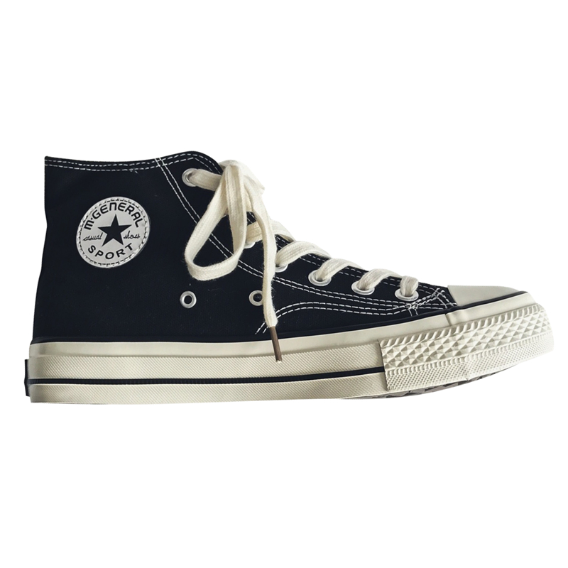 男鞋高帮帆布鞋男生鞋子男潮鞋黑色韩版百搭板鞋2024年春季新款潮 - 图3