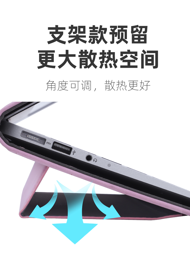 适用苹果笔记本macbook air13保护套macbookpro16寸支架款保护套14电脑包内胆-图2