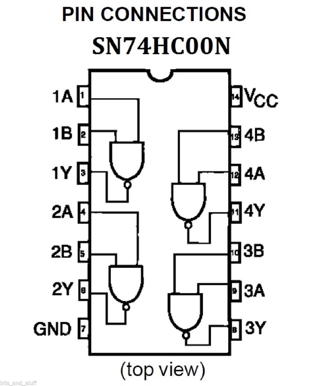 全新现货 SN74HC00N直插 74HC00 HD74HC00P DIP-14四2输入与非门-图0