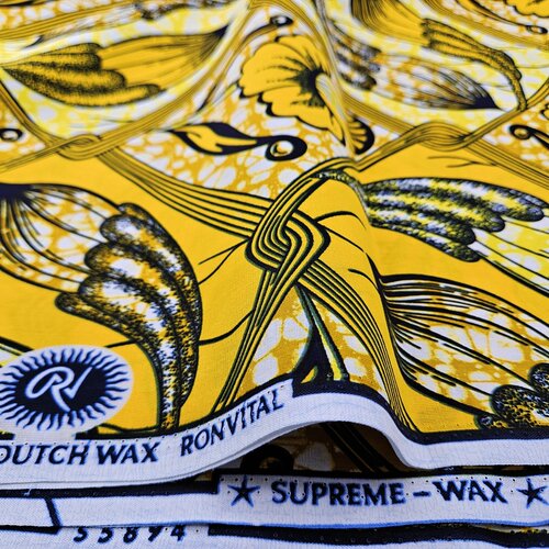 新设计荷兰非洲蜡染布African Wax fabric全棉6码衣服裙子布料 - 图2