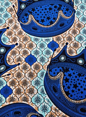 非洲蜡染布AfricanWaxFabric