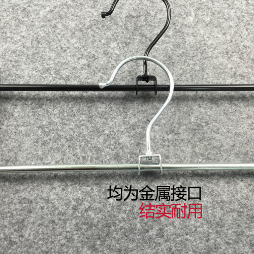 包邮加粗铁裤夹金属圆管裤架裤夹防滑强力裤子挂万能挂可伸缩夹子 - 图1