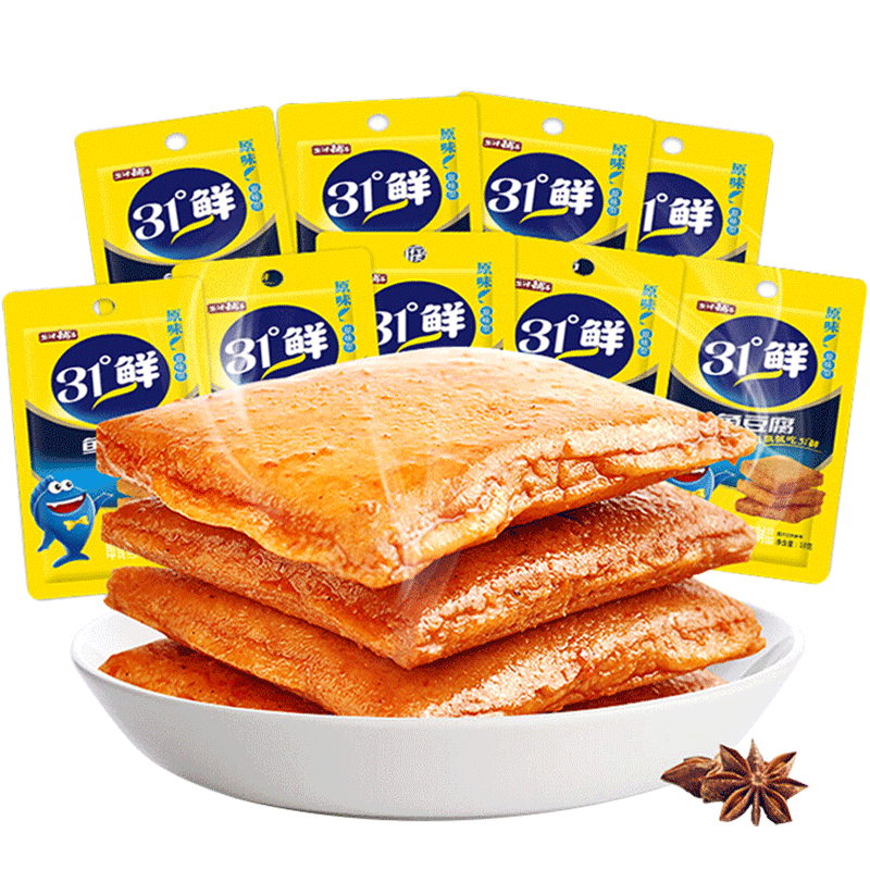 盐津铺子500g小零食31香辣豆腐干 小果果零食铺子豆腐干