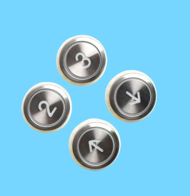 广东菱王电梯按钮DA511G02按键DA511 DC24V/12V圆形按钮DA511G05 - 图2