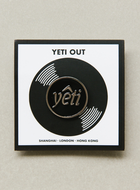 现货yetiout金属胸针小配饰