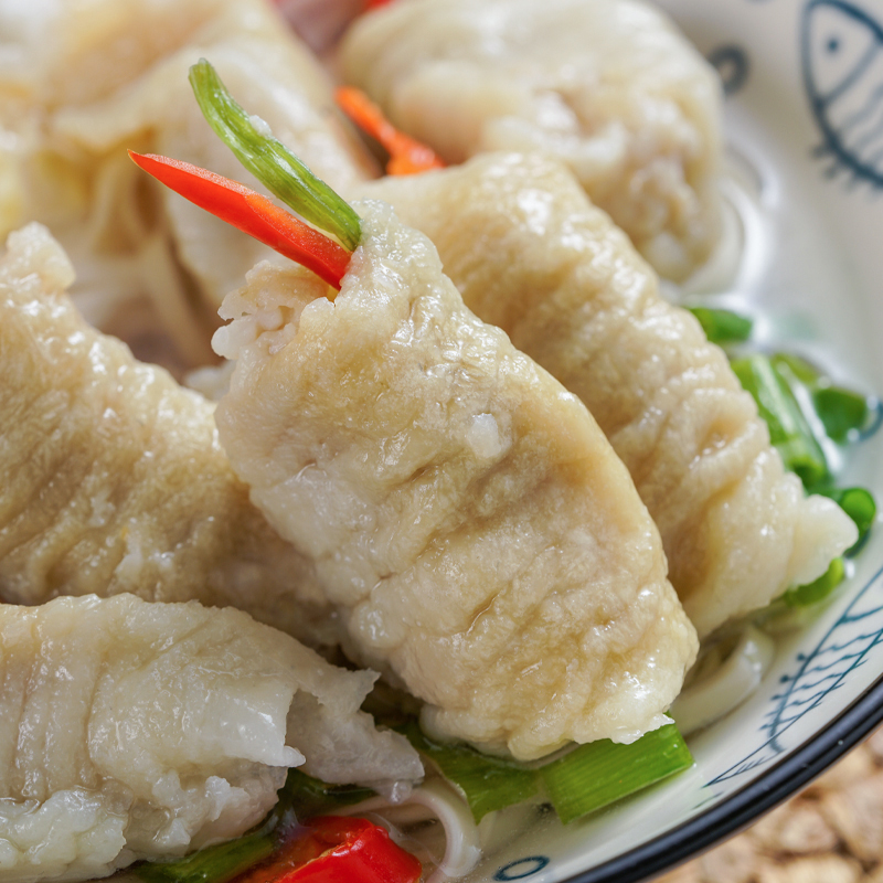 潮汕鱼册潮汕特产鱼皮饺小吃正宗手工鱼卷潮州火锅食材底料鱼饺子 - 图2
