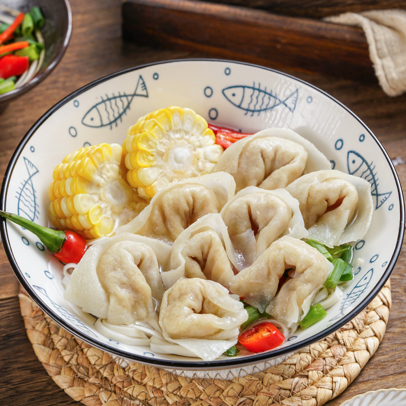 潮汕鱼册潮汕特产鱼皮饺小吃正宗手工鱼卷潮州火锅食材底料鱼饺子 - 图0