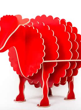 绵阳动物造型书架售楼处样板间橱窗装饰学校店铺幼儿园落地置物架