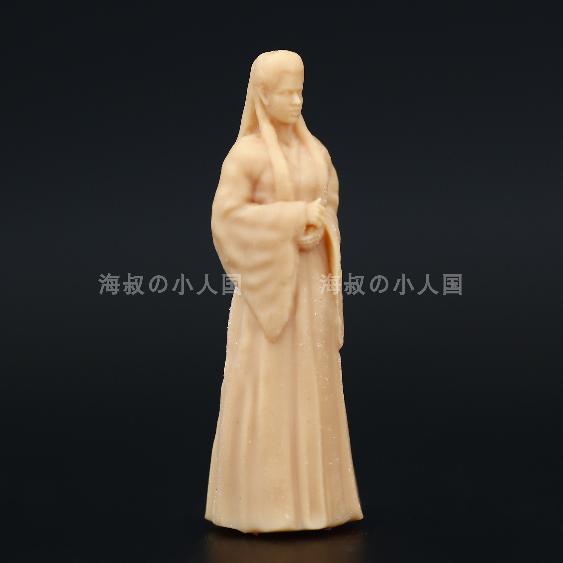 L328神雕侠侣杨过小龙女1:64人偶模型手办1:87微缩树脂1:43小人-图2