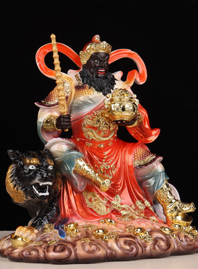 一品天承武财神赵公明财神像家用供奉招财摆件客厅财神爷赵元帅