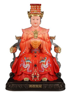 妈祖娘娘神像林默天上圣母天后海神天妃女神家用供奉保平安摆件