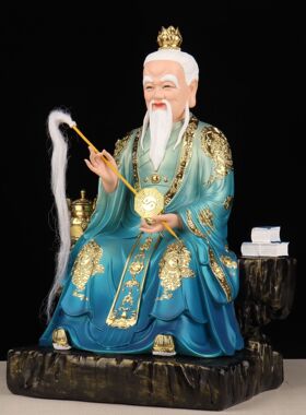 鸿钧老祖神像鸿钧道人道祖玄门祖师爷天尊家用道观堂口供奉摆件