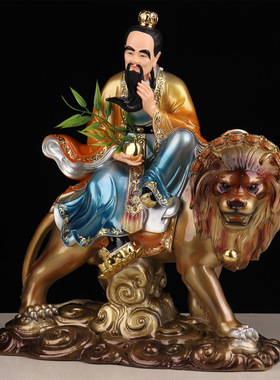 九头狮太乙救苦天尊神像树脂太乙真人像道家居家供奉保家佛像摆件