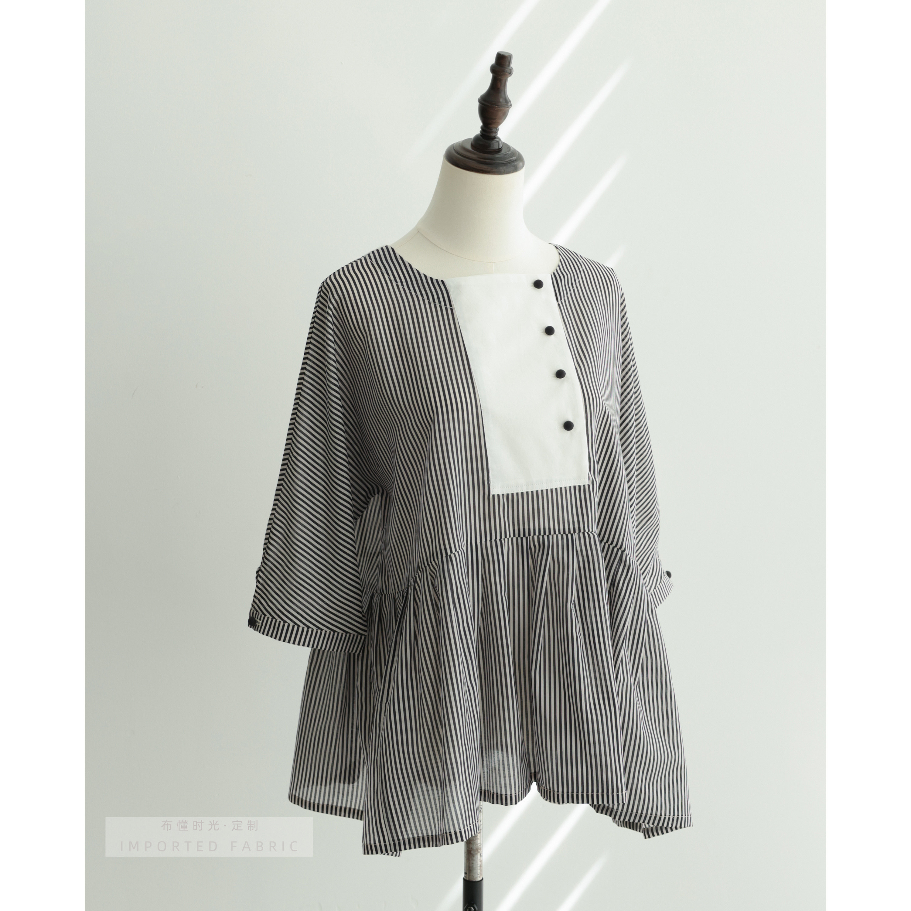 森系小罩衫纸样均码1:1布懂时光自主打版DIY缝纫自主研发BD-100,淘宝优惠券,粉丝福利购,淘宝优惠卷