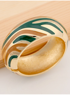 亚马逊跨境轻奢手镯滴油时尚新品组合套装压铸锌合金创意设计手镯