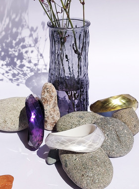 白水晶镭射人鱼姬小众树脂手镯