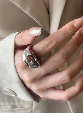 脂爱心戒指甜酷混搭不规则