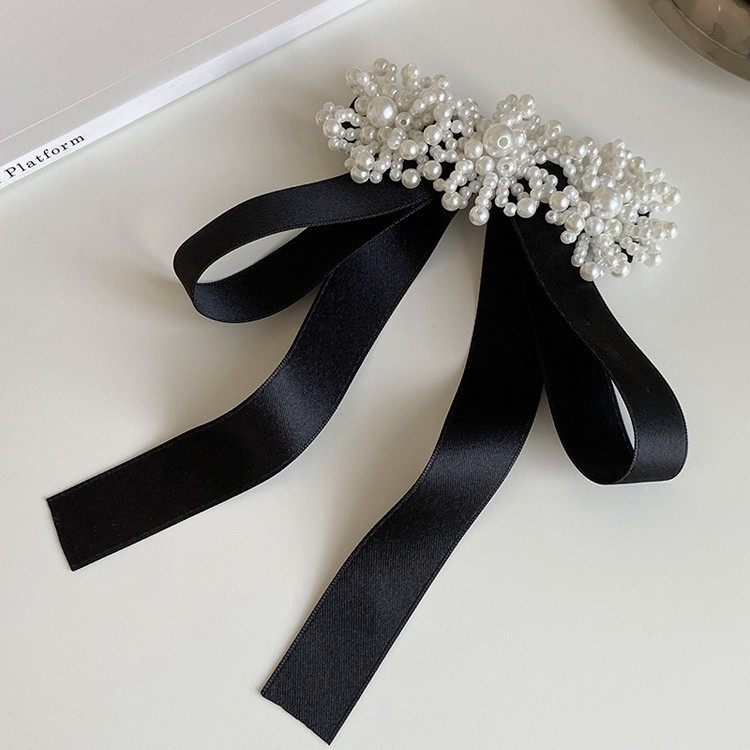 法式珍珠花朵蝴蝶结夹子头饰发夹女后脑勺感韩式超仙头饰甜美,淘宝优惠券,粉丝福利购,淘宝优惠卷