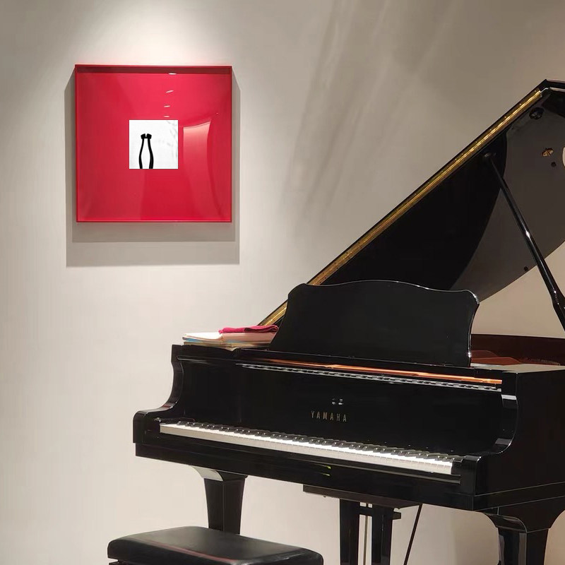 红色铝合金画框卡纸装裱装饰红色相框空框简约窄边金属框画框定制,淘宝优惠券,粉丝福利购,淘宝优惠卷