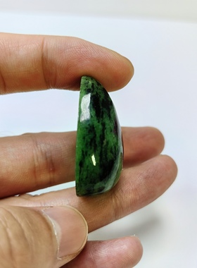 天然红绿宝水滴吊坠挂件大颗粒裸石