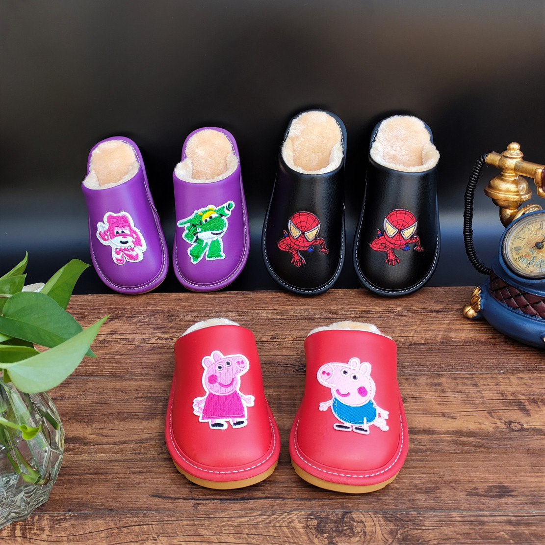 儿童卡通拖鞋特价断码清仓冬款防水棉拖鞋室内男童女孩居家鞋包头,淘宝优惠券,粉丝福利购,淘宝优惠卷