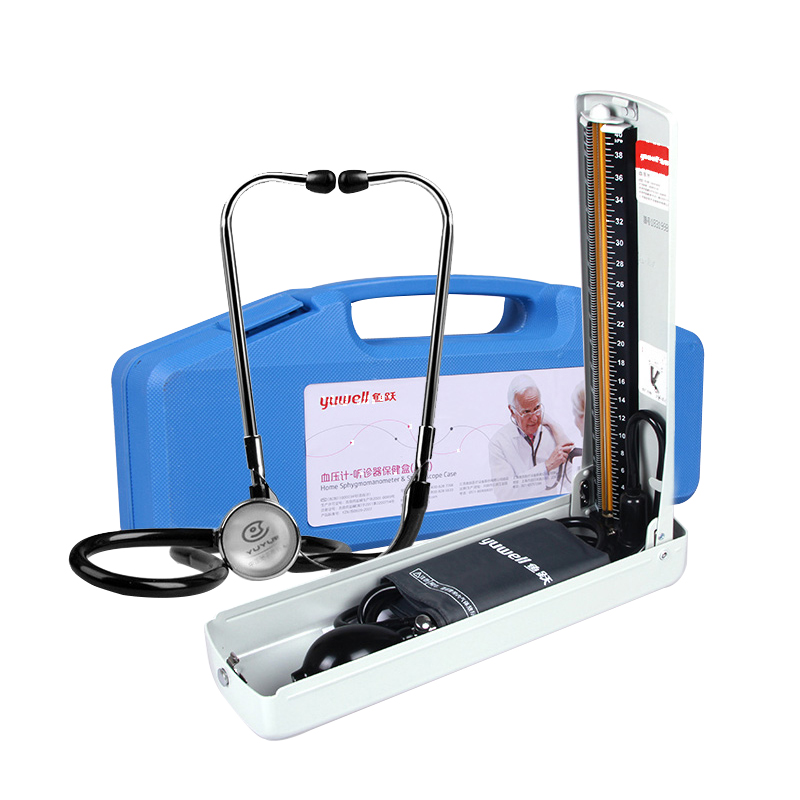 鱼跃水银血压计医用家用台式测压仪器老人臂式手动测量血压高精准